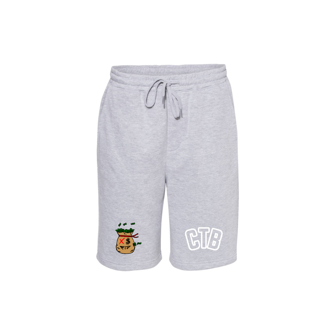 Chase the Bag/Money Bag Cotton Shorts