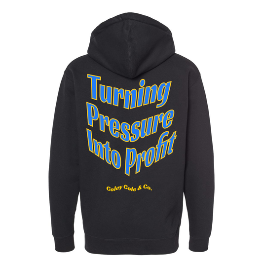 Rich Off Hustle Zip-Up Hoodie (Gamma Blue Edition)