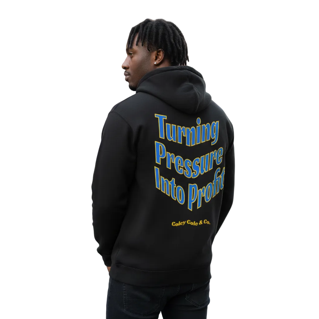 Rich Off Hustle Zip-Up Hoodie (Gamma Blue Edition)