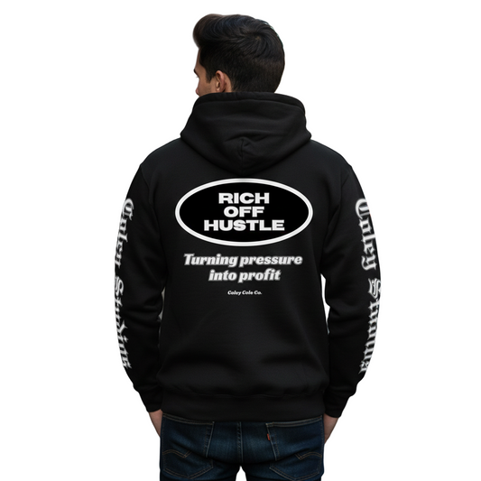 Rich Off Hustle Zip-Up Hoodie
