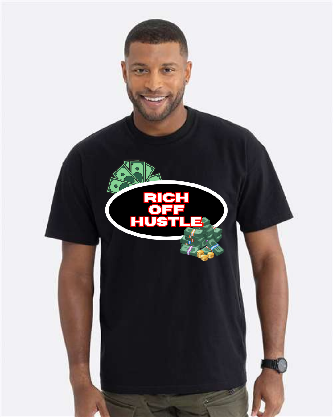 Rich Off Hustle T-Shirt (Bugs Bunny Edition)